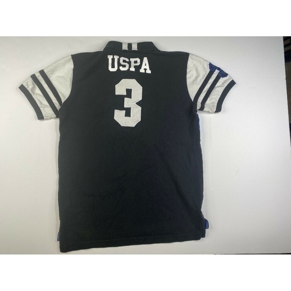 Mens Embroidered USPA Polo Shirt Large Pony - Picture 7 of 8